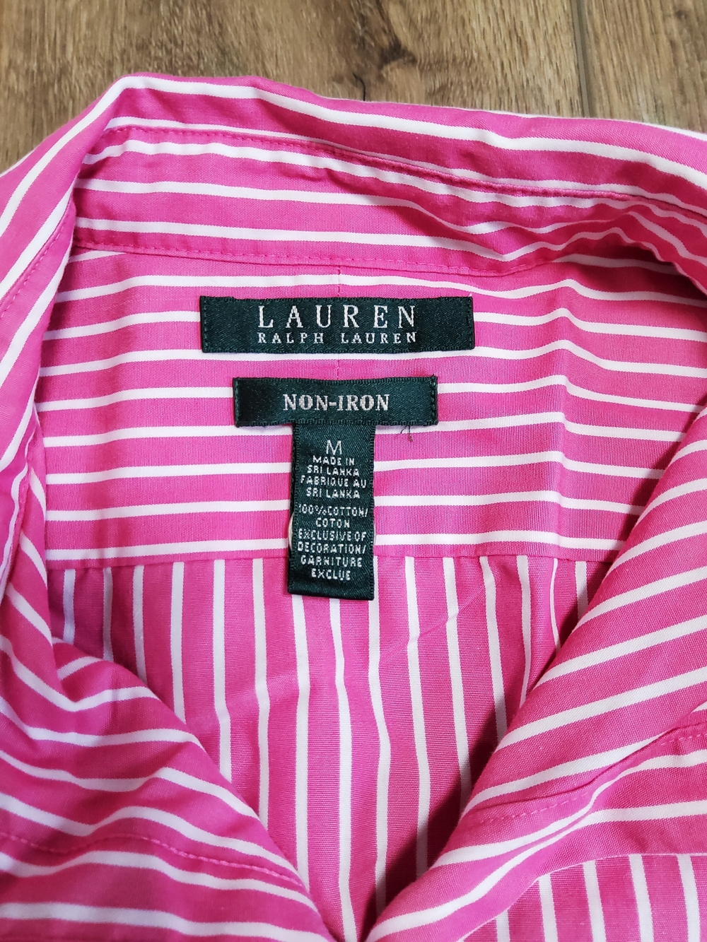 Lauren Ralph Lauren Non Iron Preppy Stripe Button-Down Shirt - Picture 3 of 8